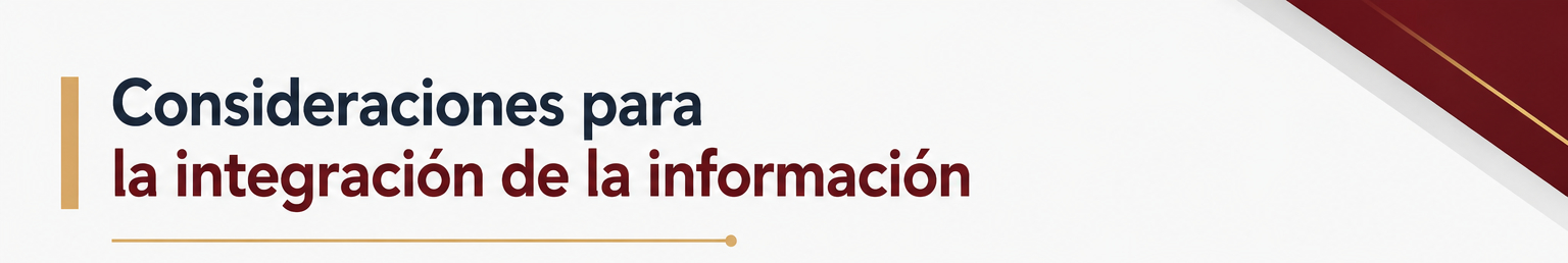 Consideraciones